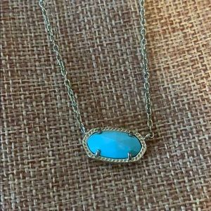 Kendra Scott Turquoise Elisa Necklace